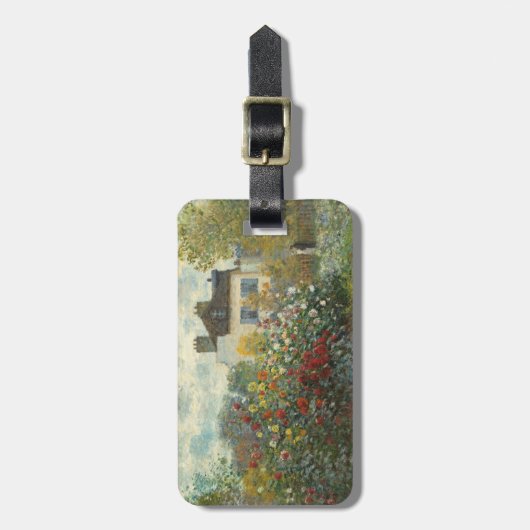 Claude Monet | Artiestuin in Argentinië Bagagelabel (Voorkant verticaal)