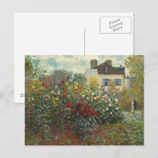 Claude Monet | Artiestuin in Argentinië Briefkaart (Voorkant / Achterkant)