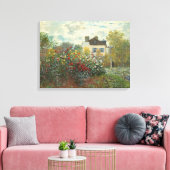 Claude Monet | Artiestuin in Argentinië Canvas Afdruk (Insitu (Woonkamer))