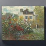 Claude Monet | Artiestuin in Argentinië Fotoplaat<br><div class="desc">The Artists Garden in Argenteuil (A Corner of the Garden with Dahlias),  1873 (oil on canvas)| van Claude Monet | Art Location: National Gallery Art Washington DC| French Artist | Collectie Afbeelding nummer: XOS744773</div>