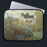 Claude Monet | Artiestuin in Argentinië Laptop Sleeve<br><div class="desc">The Artiest's Garden in Argenteuil (A Corner of the Garden with Dahlias),  1873 (oil on canvas)| van Claude Monet | Art Location: National Gallery of Art Washington DC| Franse artiest | Collectie Afbeelding nummer: XOS744773</div>