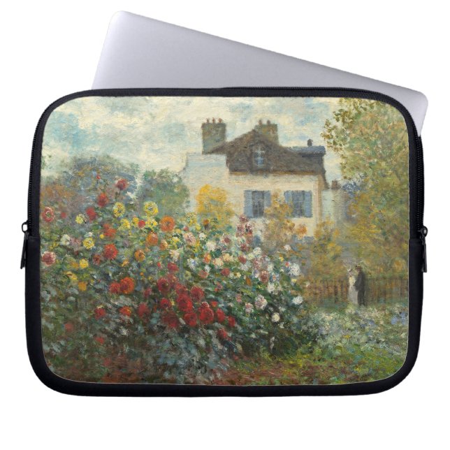 Claude Monet | Artiestuin in Argentinië Laptop Sleeve (Voorkant)