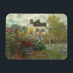 Claude Monet | Artiestuin in Argentinië Magneet<br><div class="desc">The Artists Garden in Argenteuil (A Corner of the Garden with Dahlias),  1873 (oil on canvas)| van Claude Monet | Art Location: National Gallery Art Washington DC| French Artist | Collectie Afbeelding nummer: XOS744773</div>