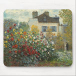 Claude Monet | Artiestuin in Argentinië Muismat<br><div class="desc">The Artiest's Garden in Argenteuil (A Corner of the Garden with Dahlias),  1873 (oil on canvas)| van Claude Monet | Art Location: National Gallery of Art Washington DC| Franse artiest | Collectie Afbeelding nummer: XOS744773</div>