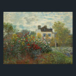 Claude Monet | Artiestuin in Argentinië Perfect Poster<br><div class="desc">The Artists Garden in Argenteuil (A Corner of the Garden with Dahlias),  1873 (oil on canvas)| van Claude Monet | Art Location: National Gallery Art Washington DC| French Artist | Collectie Afbeelding nummer: XOS744773</div>