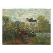 Claude Monet | Artiestuin in Argentinië Perfect Poster (Voorkant)