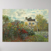 Claude Monet | Artiestuin in Argentinië Poster (Voorkant)