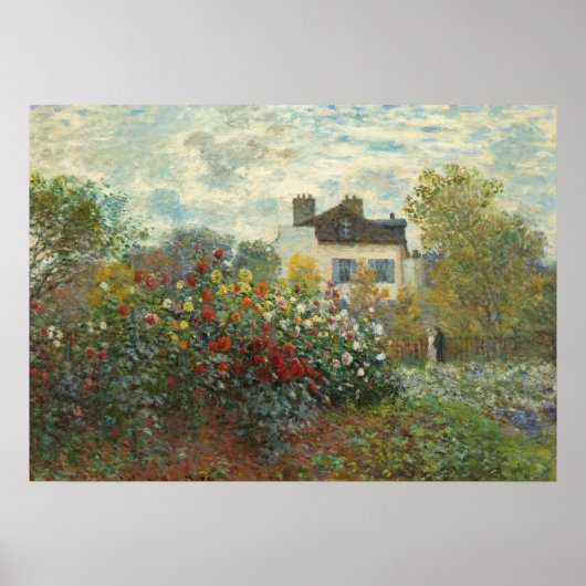 Claude Monet | Artiestuin in Argentinië Poster (Voorkant)
