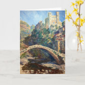 Claude Monet artwork - The Castle of Dolceacqua Kaart (Gele Bloem)
