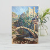Claude Monet artwork - The Castle of Dolceacqua Kaart (Staand voorkant)