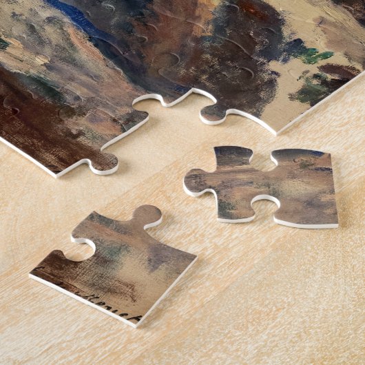 Claude Monet artwork - The Castle of Dolceacqua Legpuzzel (Zijkant)