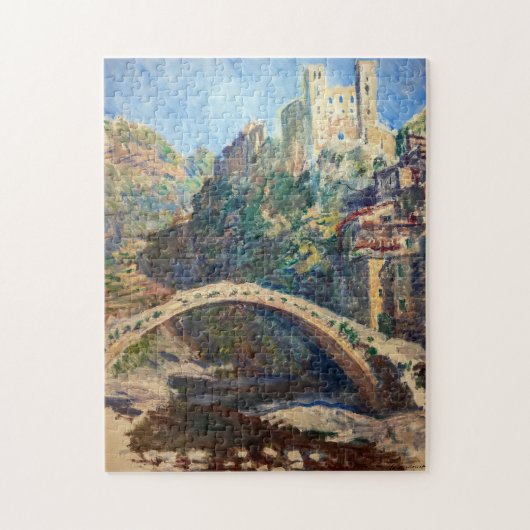 Claude Monet artwork - The Castle of Dolceacqua Legpuzzel (Verticaal)