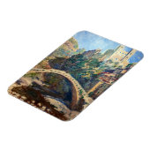 Claude Monet artwork - The Castle of Dolceacqua Magneet (Linkerzijde)