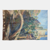 Claude Monet artwork - The Castle of Dolceacqua Theedoek (Horizontaal)