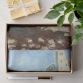 Claude Monet artwork - The Castle of Dolceacqua Tissuepapier (Geschenk)