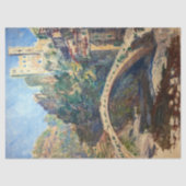 Claude Monet artwork - The Castle of Dolceacqua Tissuepapier (Voorkant)