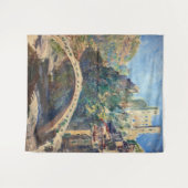 Claude Monet artwork - The Castle of Dolceacqua Wandkleed (Voorkant (horizontaal))