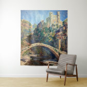 Claude Monet artwork - The Castle of Dolceacqua Wandkleed (In situ)
