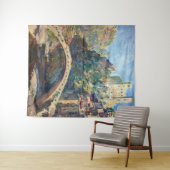 Claude Monet artwork - The Castle of Dolceacqua Wandkleed (In Situ (horizontaal))
