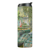 Claude Monet. Baders bij La Grenouillère Thermosbeker (Gedraaid links)