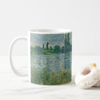 Claude Monet Banken van de Seine Bloemen Kunst Koffiemok