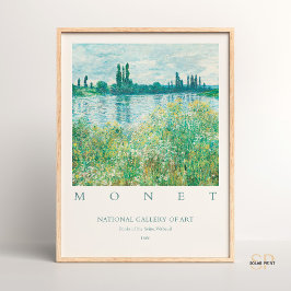 Claude Monet Banken van de Seine  Schilderij Poster