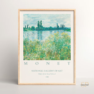 Claude Monet Banken van de Seine  Schilderij Poster