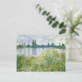 Claude Monet | Banken van de Seine, Vetheuil, 1880 Briefkaart (Staand voorkant)