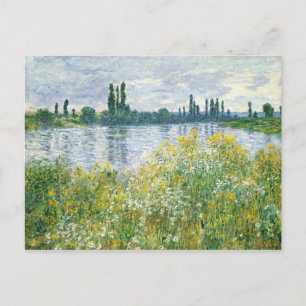 Claude Monet   Banken van de Seine, Vetheuil, 1880 Briefkaart
