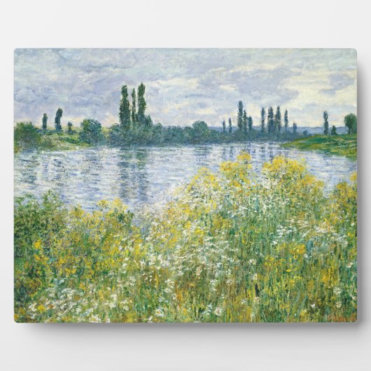 Claude Monet | Banken van de Seine, Vetheuil, 1880 Fotoplaat (Voorkant)