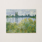 Claude Monet | Banken van de Seine, Vetheuil, 1880 Legpuzzel (Horizontaal)