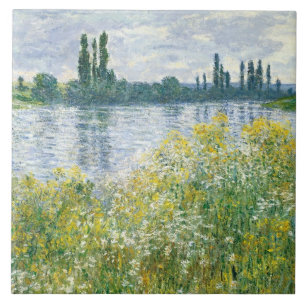 Claude Monet   Banken van de Seine, Vetheuil, 1880 Tegeltje