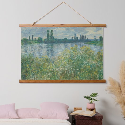 Claude Monet Banks of the Seine French Old Art Hangend Wandkleed (Slaapkamer)