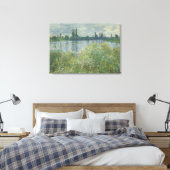 Claude Monet Banks of the Seine Vétheuil Canvas Afdruk (Insitu (Slaapkamer))