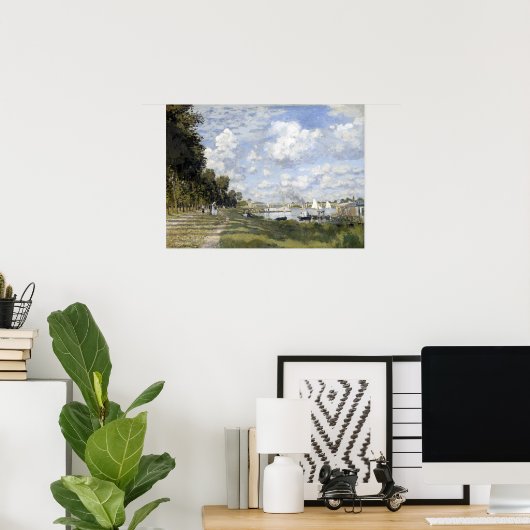 Claude Monet Bassin d'Argenteuil Poster (Thuiskantoor)