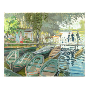 Claude Monet. Bathers in La Grenouillère Foto Afdruk