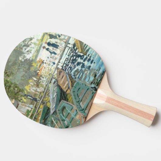 Claude Monet. Bathers in La Grenouillère Tafeltennisbatje (Zijkant)