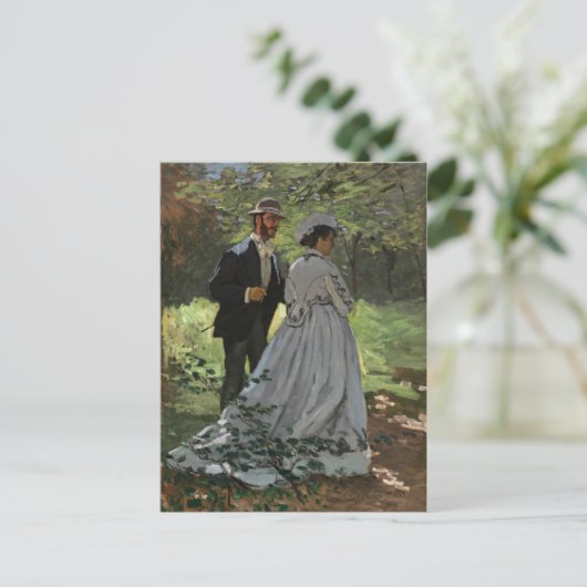 Claude Monet - Bazille en Camille, Briefkaart (Staand voorkant)