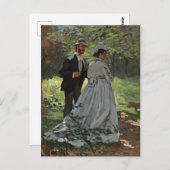 Claude Monet - Bazille en Camille, Briefkaart (Voorkant / Achterkant)