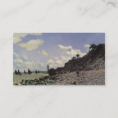 Claude Monet | Beach at Honfleur, 1864 Visitekaartje (Achterkant)