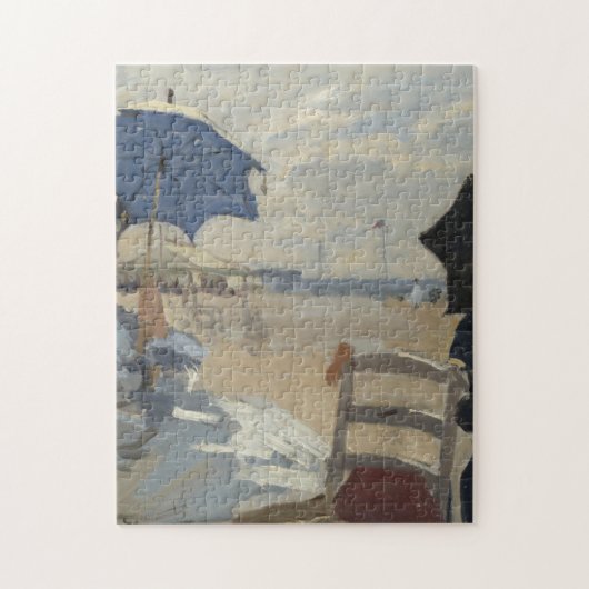 Claude Monet Beach Scene Legpuzzel (Verticaal)