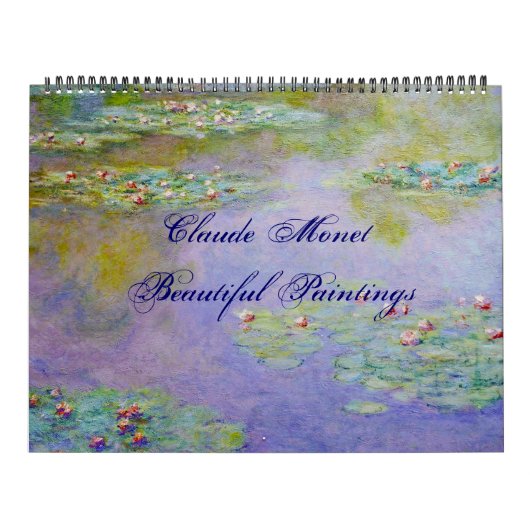 Claude Monet Beauful Schilderachtig Fine Art Kalender (Hoes)