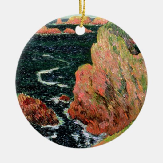 Claude Monet | Belle Ile Keramisch Ornament (Voorkant)