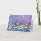 Claude Monet beroemde kunstwerken Water Lilies Kaart (Voorkant)