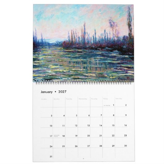 Claude Monet best fine art schilderkalender 2014 Kalender (Jan 2027)