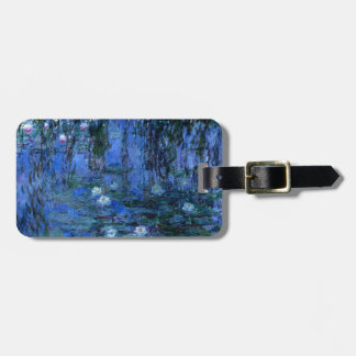 Claude Monet Blauwe Waterlelies Bagagelabel