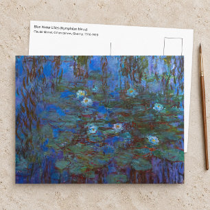 Claude Monet - Blauwe Waterlelies Briefkaart
