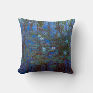 Claude Monet - Blauwe Waterlelies Kussen