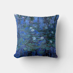 Claude Monet Blauwe Waterlelies Kussen