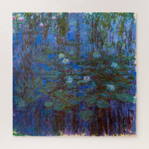 Claude Monet - Blauwe Waterlelies Legpuzzel